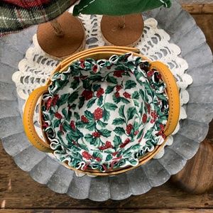 Tree Trimming Peppermint Basket | 1999 Longaberger Christmas
